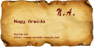 Nagy Armida névjegykártya